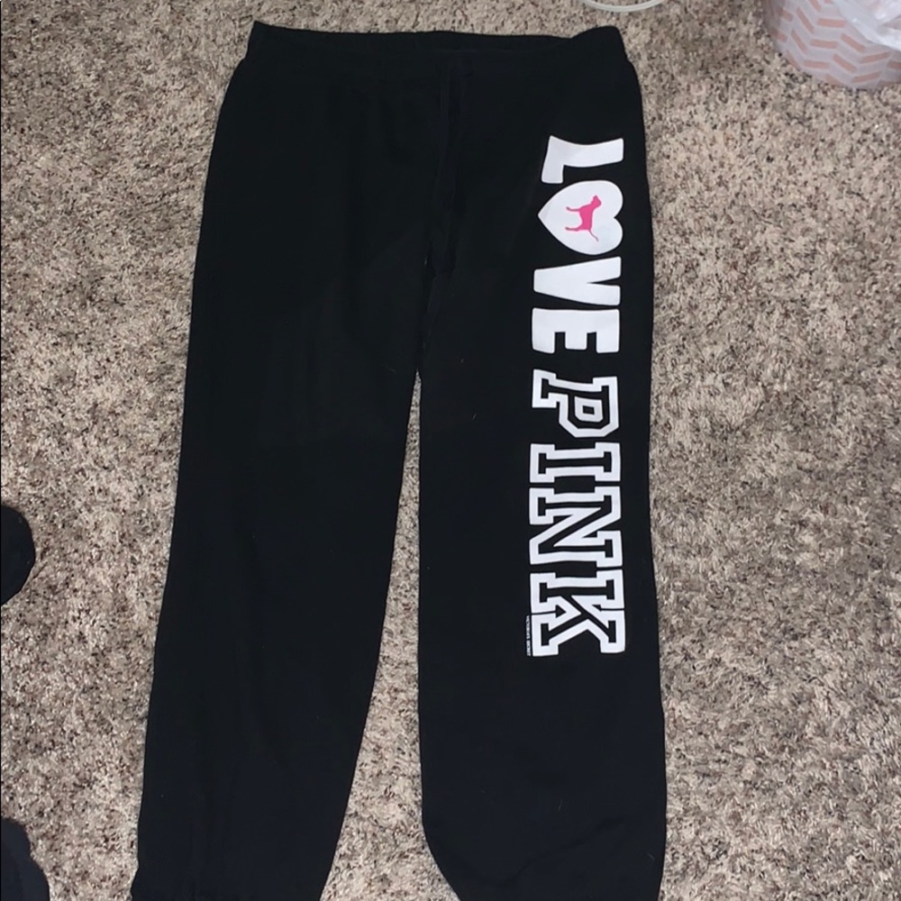 Pink sweatpants